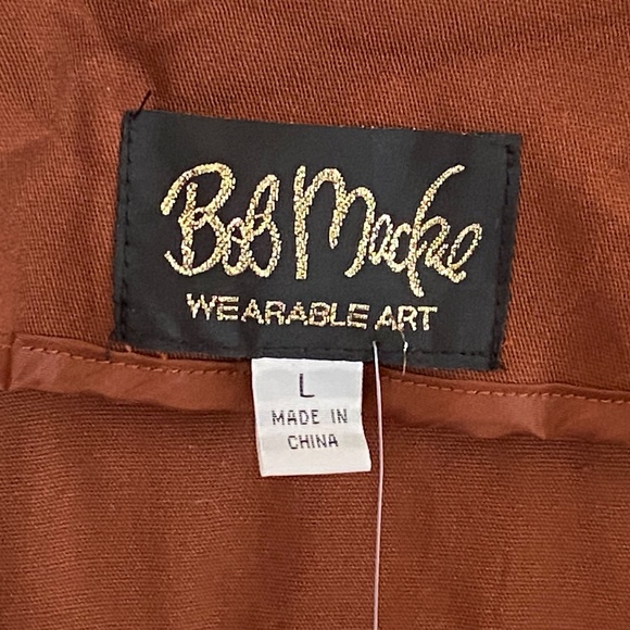 Bob Mackie Canvas and Gemstone Jacket Size L NWT - Picture 11 of 16